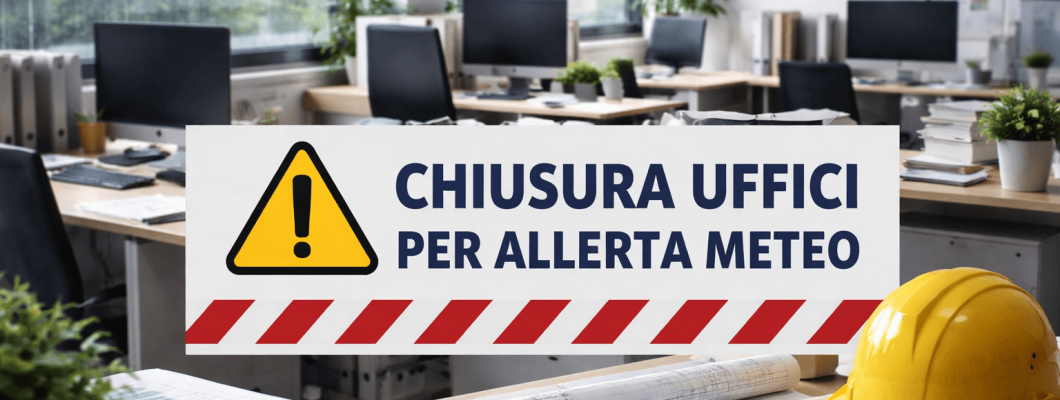 Chiusura degli uffici per allerta meteo