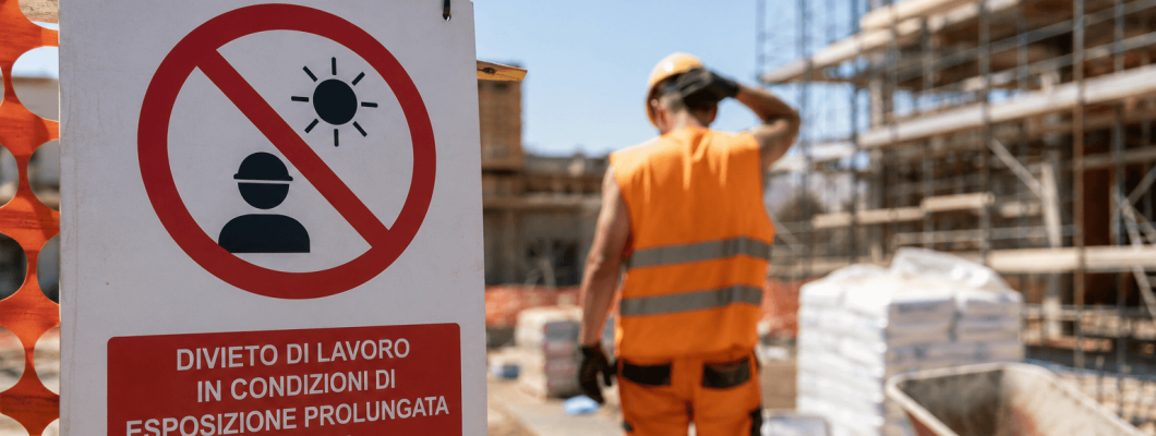 Ordinanza per divieto di lavoro nelle ore più calde
