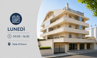 Modifica orario ufficio di Nuoro